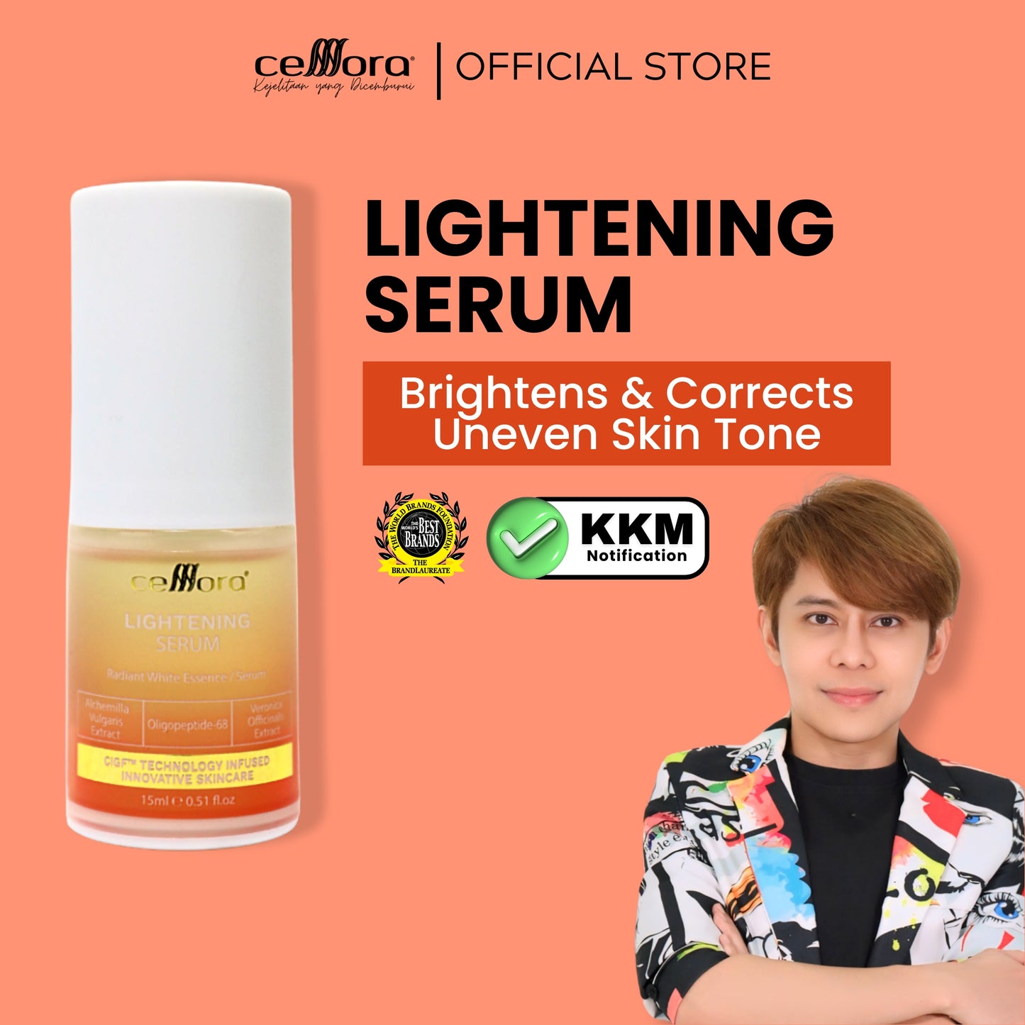 Serum Jeragat: Lightening Serum Celllora | Teknologi Stem Cell CIGF