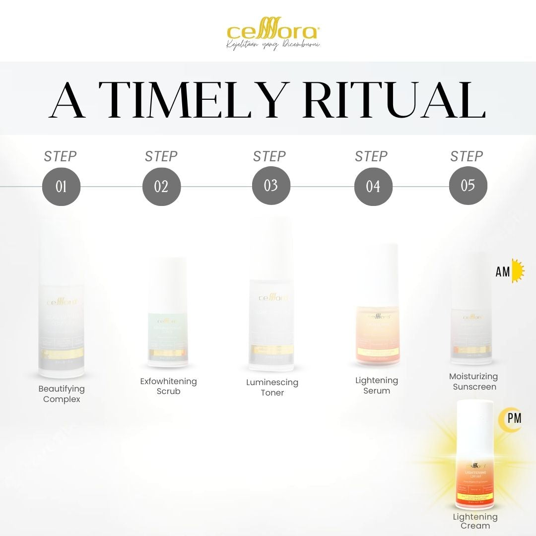 Moisturiser Jeragat: Lightening Cream Celllora | Teknologi Stem Cell CIGF