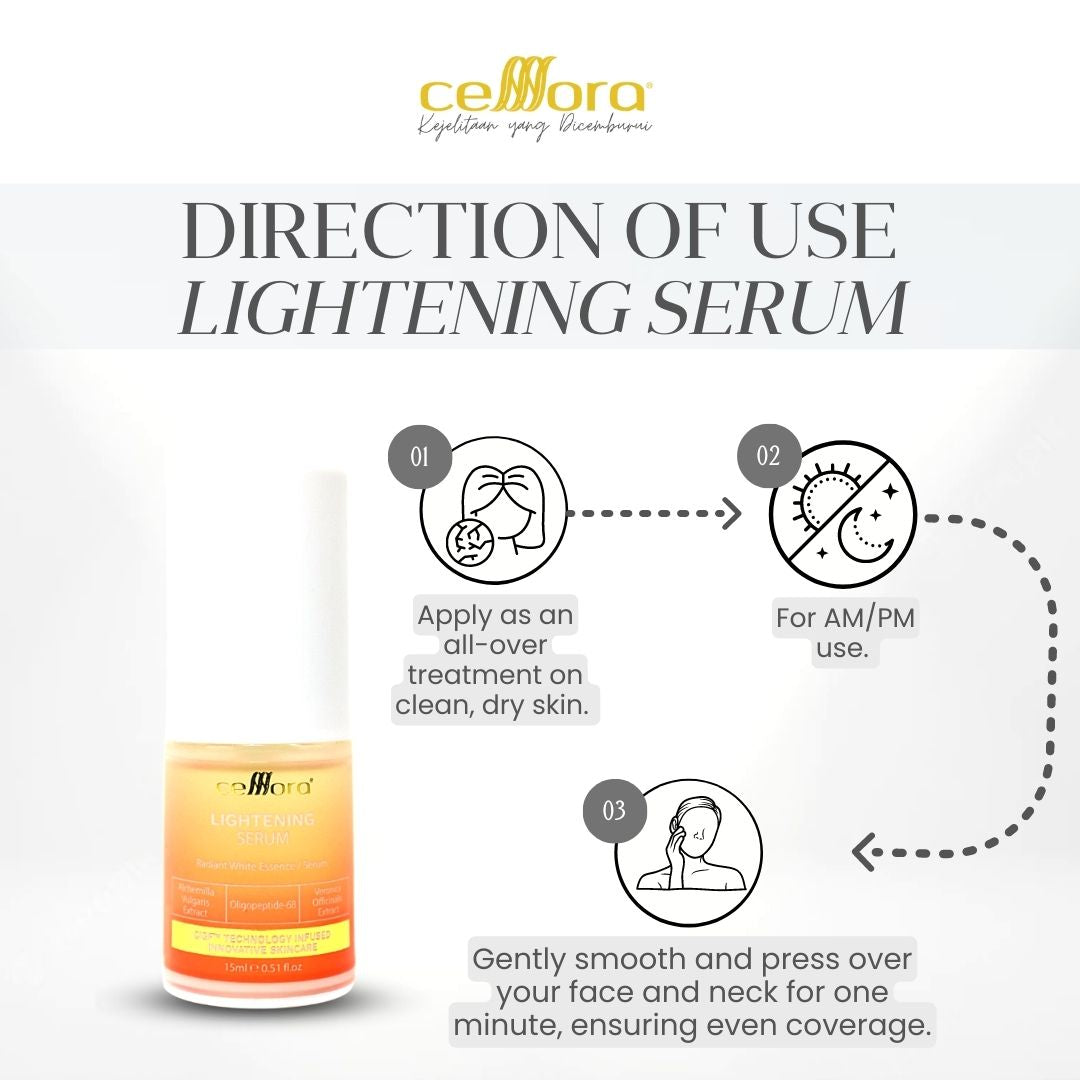 Serum Jeragat: Lightening Serum Celllora | Teknologi Stem Cell CIGF
