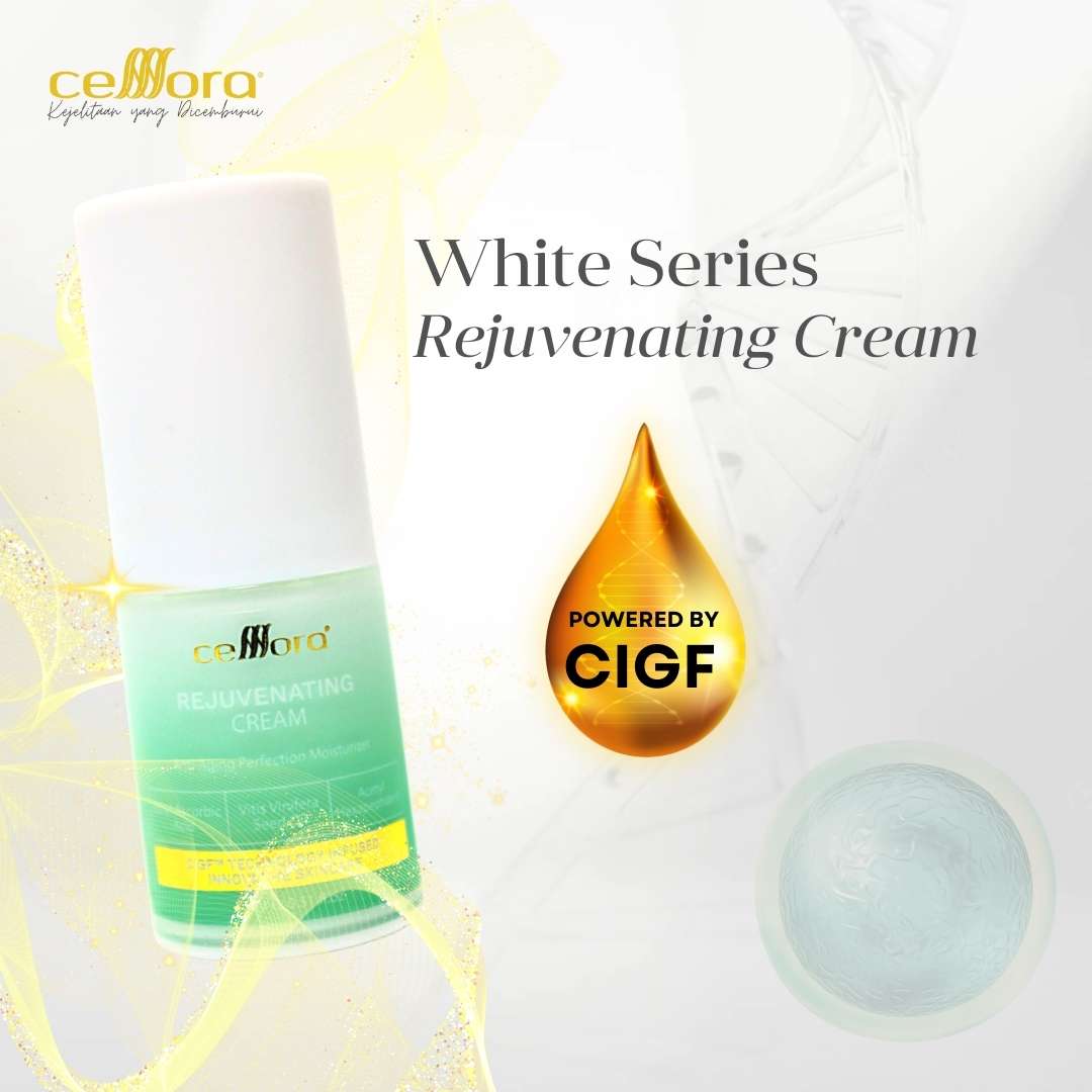 Moisturiser Kulit Kerepot & Kendur: Rejuvenating Cream Celllora | Teknologi Stem Cell CIGF