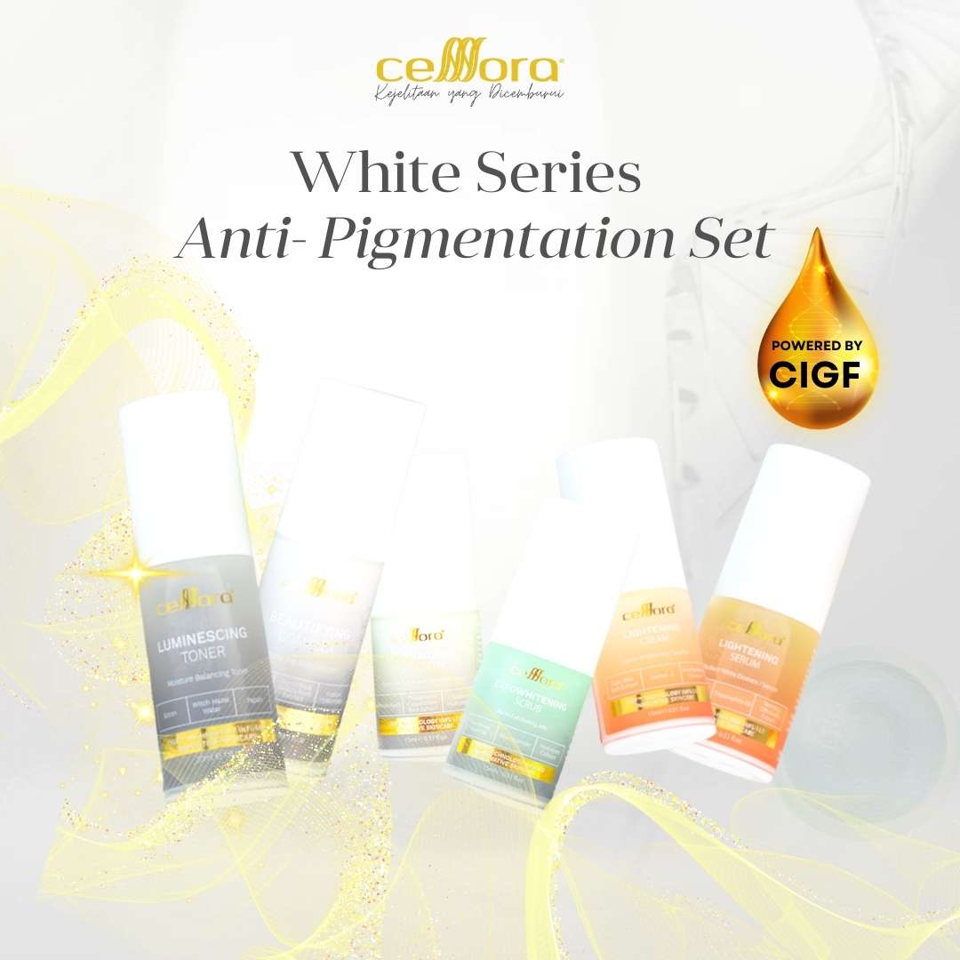Set Jeragat: Anti-Pigmentation Celllora | Teknologi Stem Cell CIGF