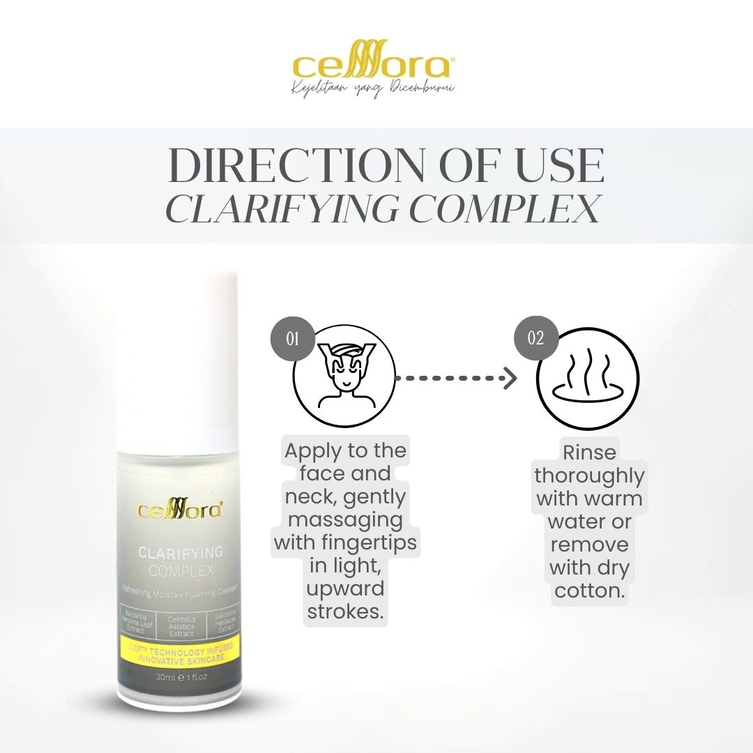 Cleanser Kulit Berminyak, Kombinasi, Jerawat, Blackheads & Whiteheads: Clarifying Complex Celllora