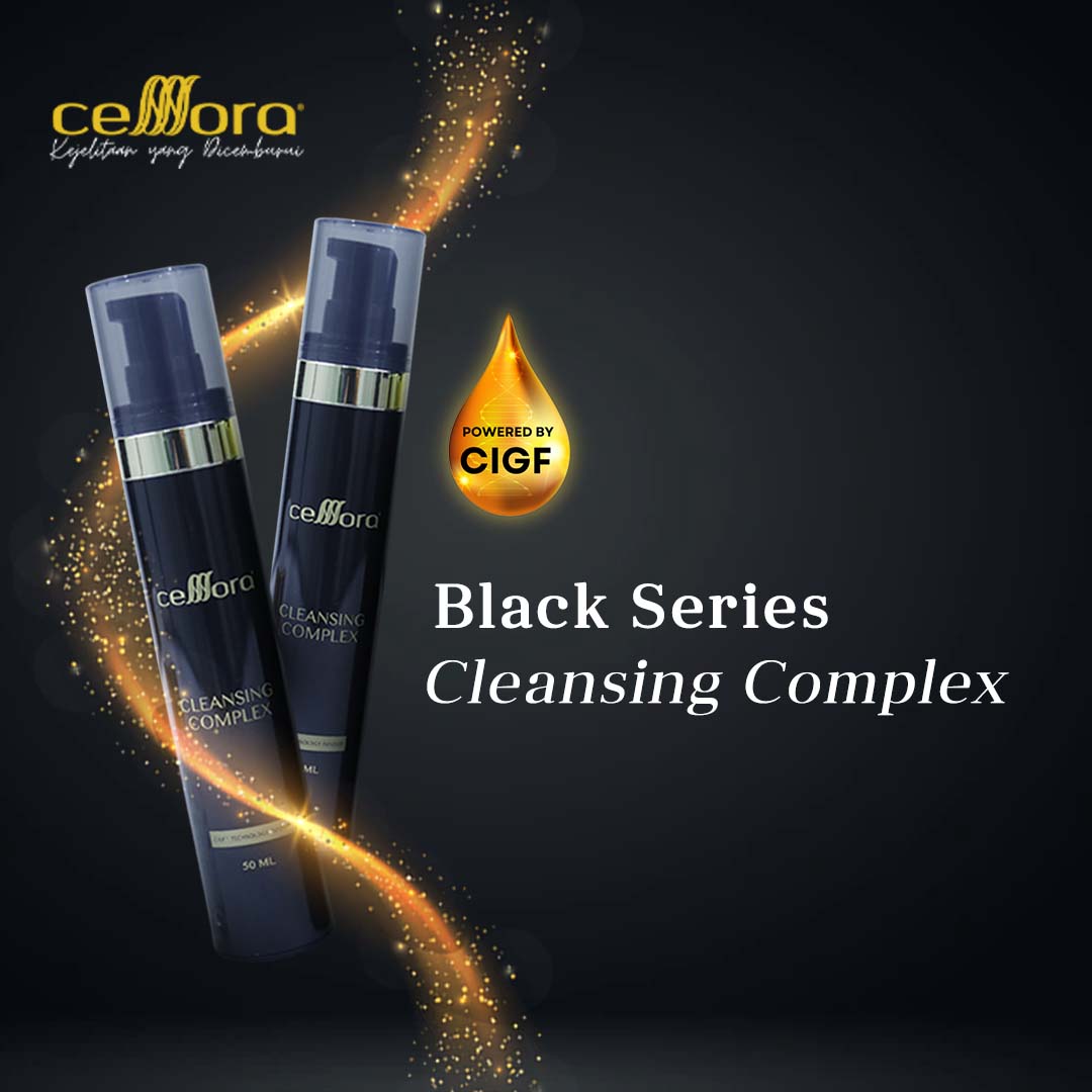 Cleanser Kulit Normal: Cleansing Complex Celllora | Teknologi Stem Cell CIGF, Coco Betaine, Glycerin, Aloe Leaf Extract