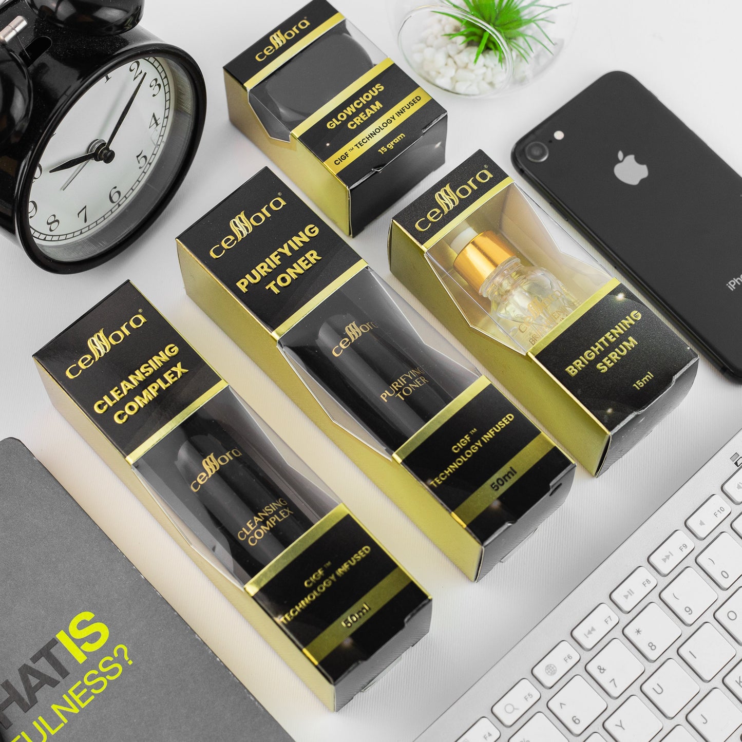 Set Kulit Normal: Black Series Set Celllora | Teknologi Stem Cell CIGF