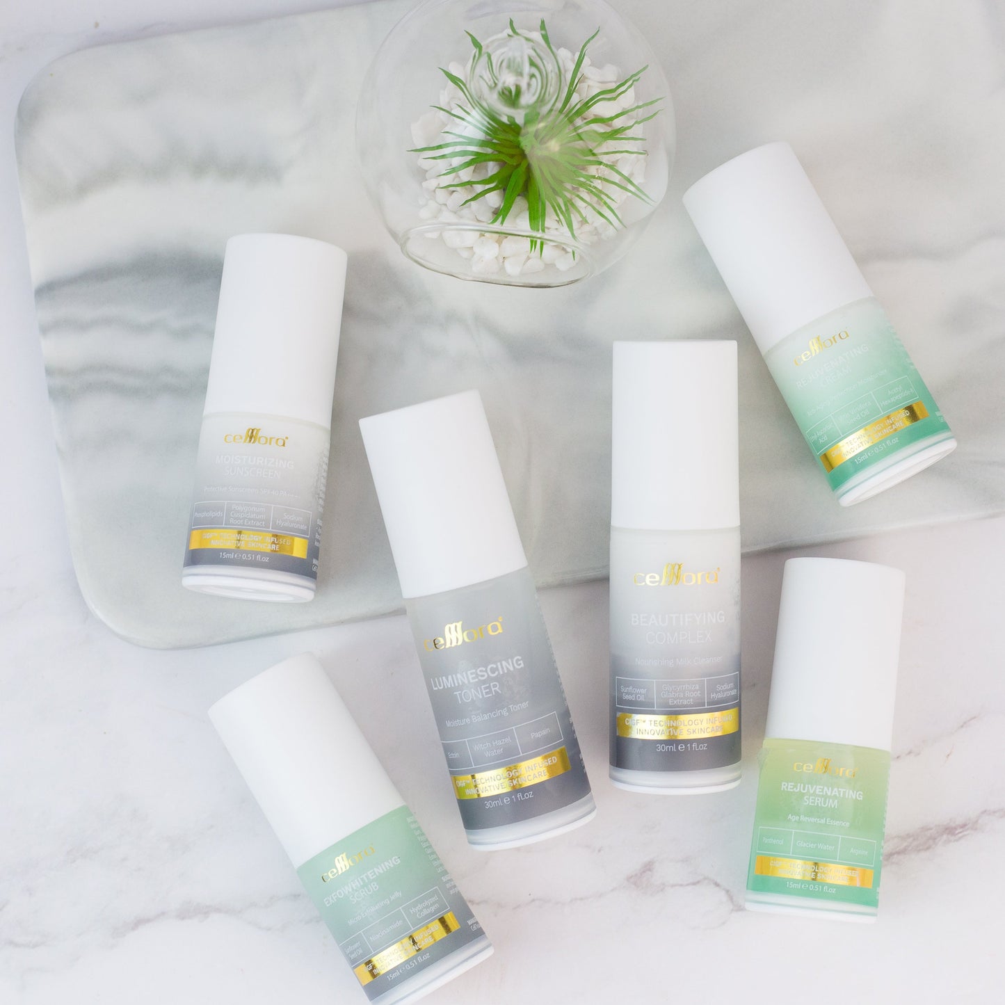 Set Kulit Kerepot & Kendur: Anti-Aging Set Celllora | Teknologi Stem Cell CIGF