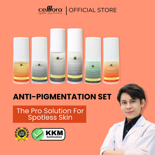 Set Jeragat: Anti-Pigmentation Celllora | Teknologi Stem Cell CIGF