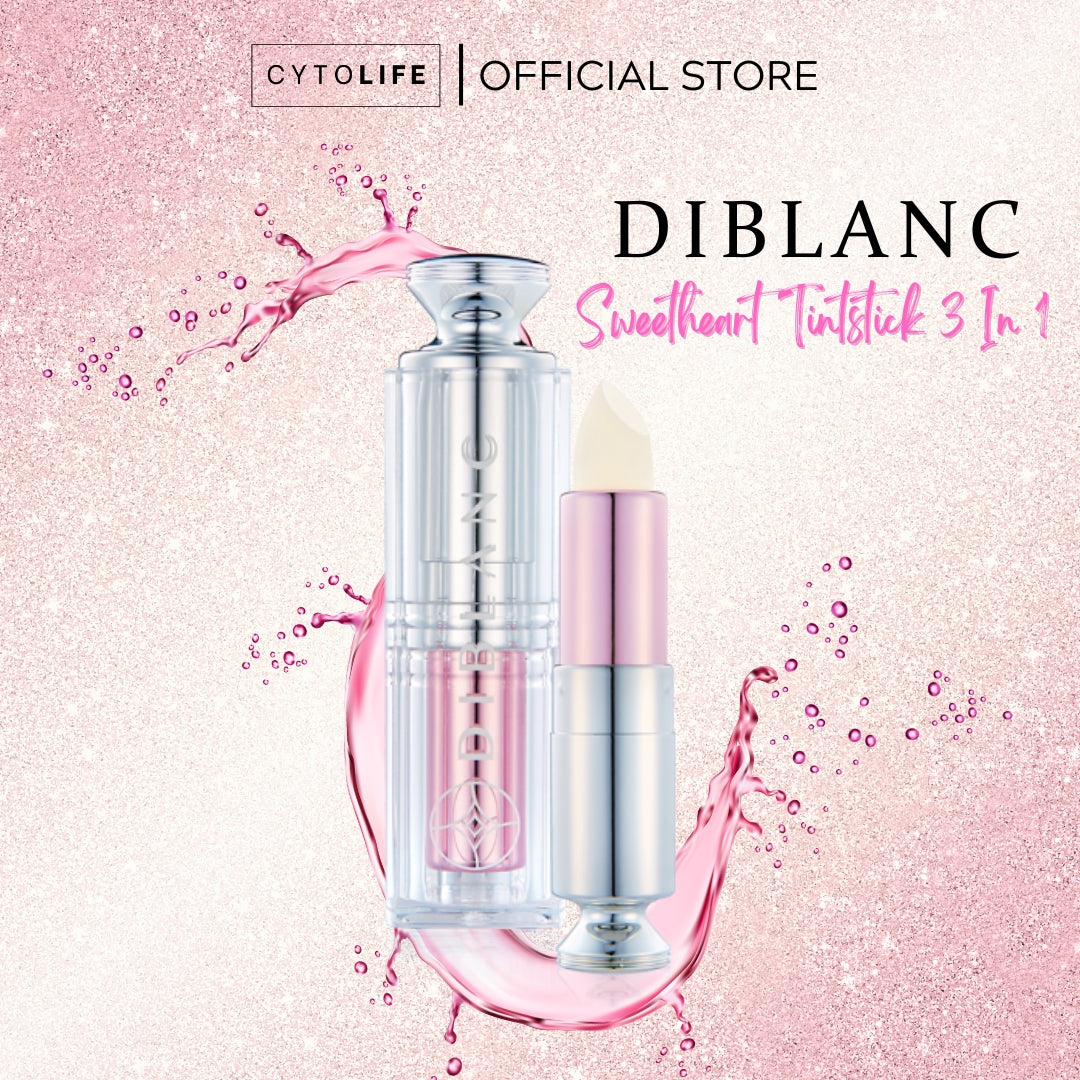 Lip Treatment, pH-Adapting Lip Colour: Sweetheart Tintstick 3-in-1 DIBLANC | Melembap, Memerah, Melembut, Mencerah