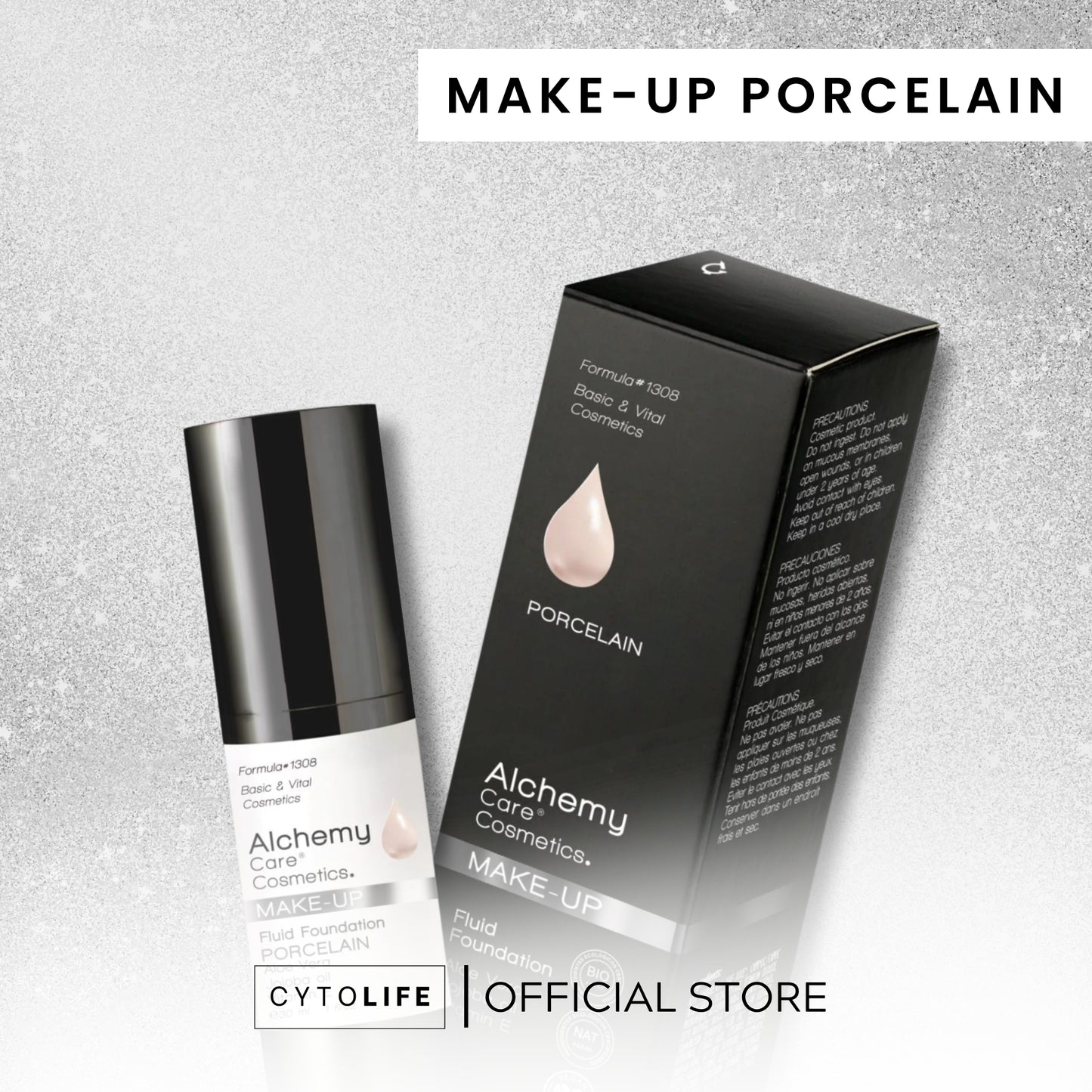 Alchemy Care Cosmetic: Make-Up Foundation-Porcelain