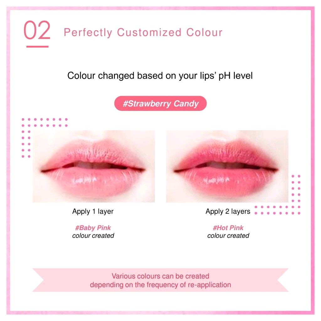 Lip Treatment, pH-Adapting Lip Colour: Sweetheart Tintstick 3-in-1 DIBLANC | Melembap, Memerah, Melembut, Mencerah